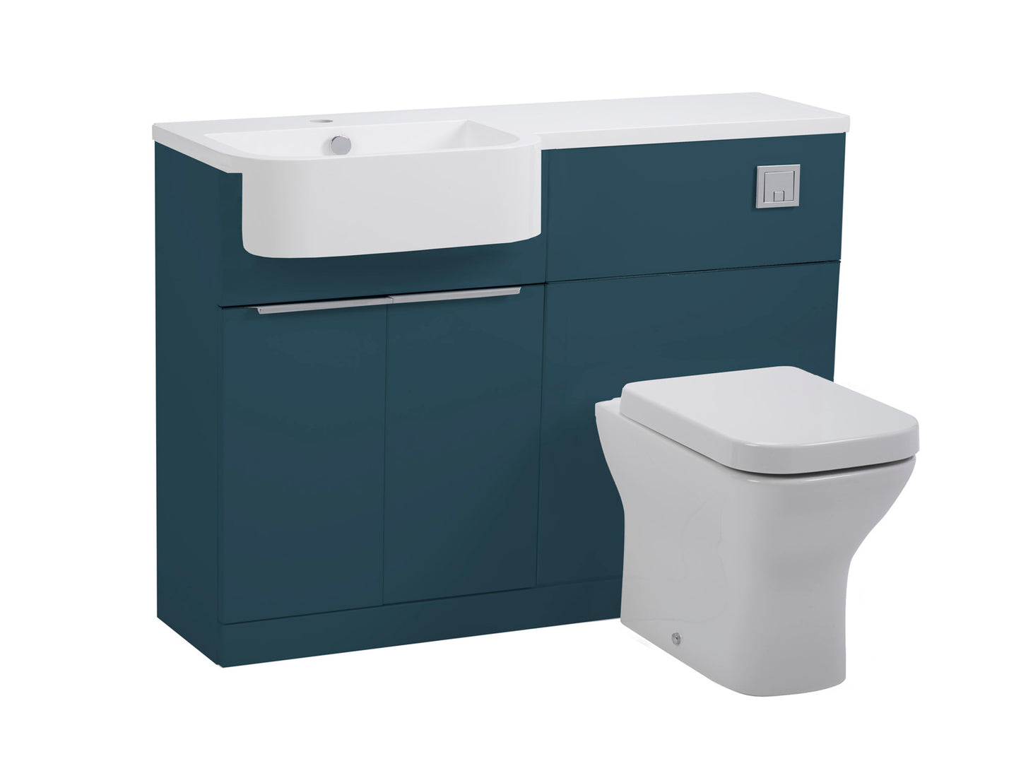 Tavistock Match 1200mm L/H Two Door Basin and W/C in Multiple Finishes