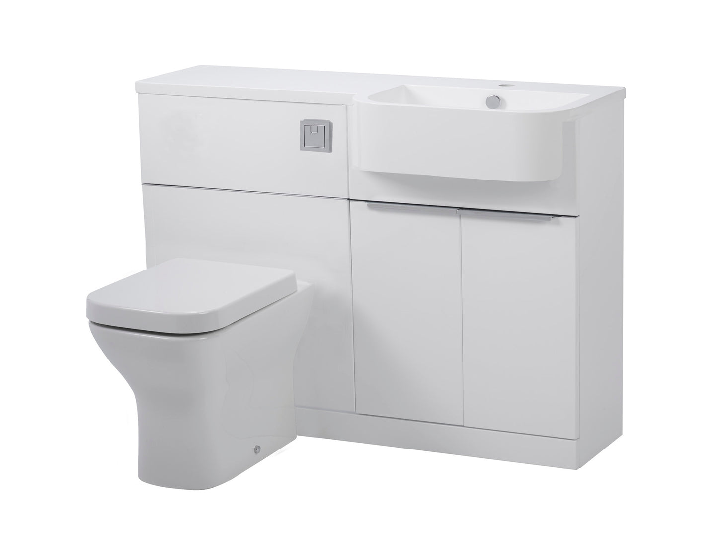 Tavistock Match 1200mm R/H Two Door Basin and W/C in Multiple Finishes